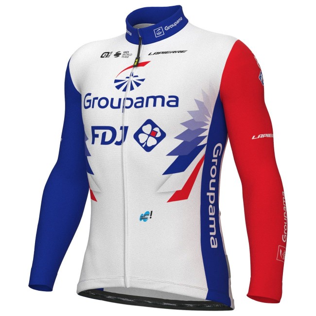 GROUPAMA-FDJ 2022 Radtrikot langarm-ALE Radsport-Profi-Team GROUPAMA-FDJ 2022 Radtrikot langarm-ALE Radsport-Profi-Team