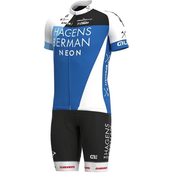 HAGENS BERMAN AXEON 2020 Radtrikot kurzarm (langer RV)-ALE Radsport-Profi-Team