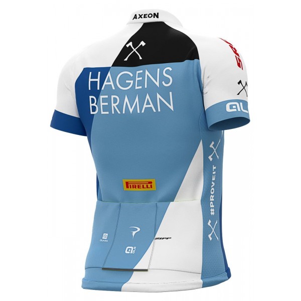 HAGENS BERMAN AXEON 2020 Radtrikot kurzarm (langer RV)-ALE Radsport-Profi-Team