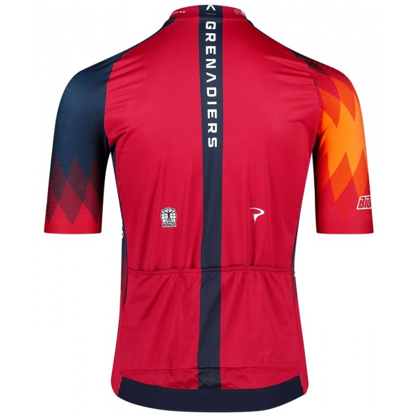 INEOS GRENADIERS 2023 ICON Radtrikot kurzarm (langer RV)-Radsport-Profi-Team