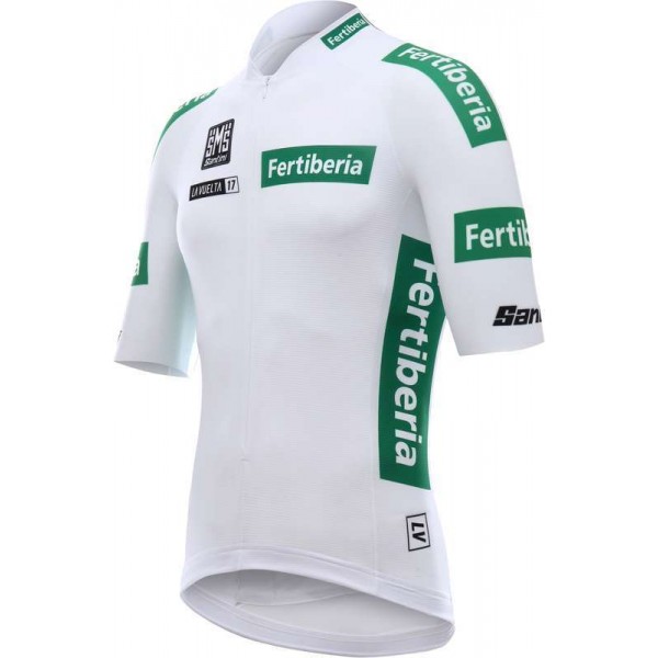 La Vuelta 2017 MAGLIA COMBINADA (weiß) Kurzarmtrikot-Radsport
