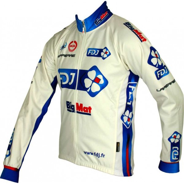 Radsport-Winterjacke-FRANCAISE DES JEUX (FDJ)-BIG MAT 2012 Radsport-Profi-Team