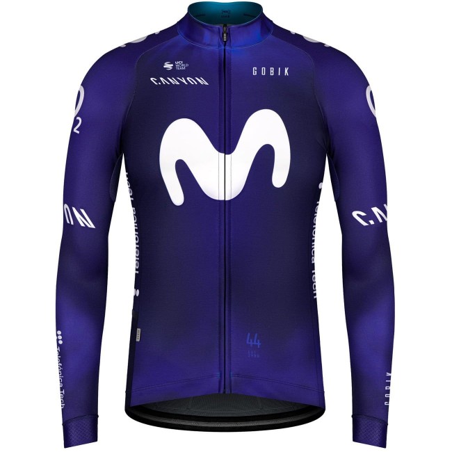 MOVISTAR 2023 Radtrikot langarm-Radsport-Profi-Team MOVISTAR 2023 Radtrikot langarm-Radsport-Profi-Team