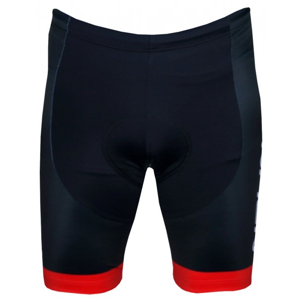 Übergröße DYNAMITE Radhose kurz schwarz/rot