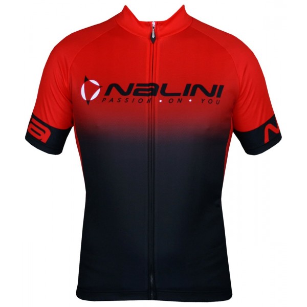 Horizon Jersey Radtrikot kurzarm schwarz/rot