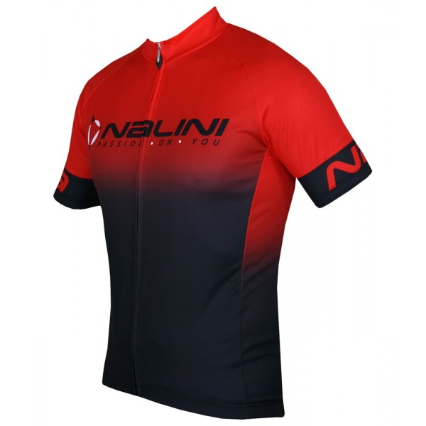 Horizon Jersey Radtrikot kurzarm schwarz/rot