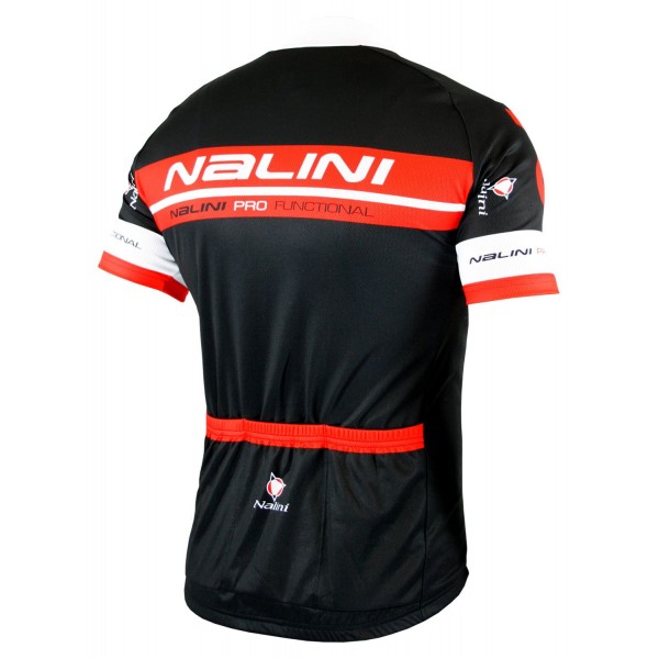 Übergröße KENTY Radtrikot kurzarm schwarz/rot