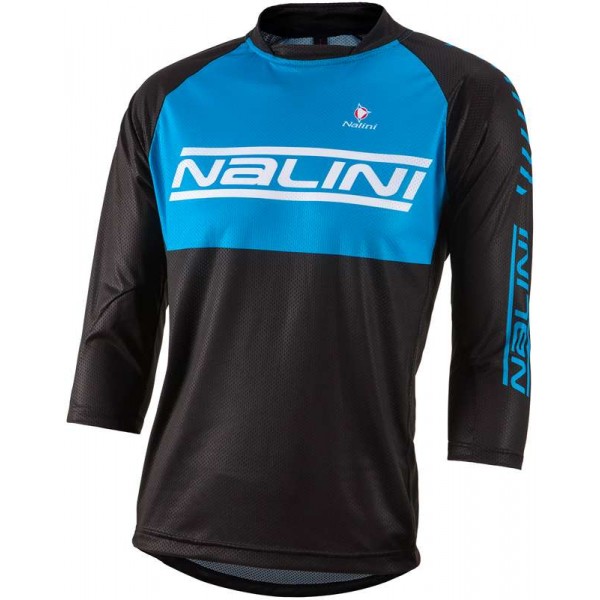 PRO Trail Jersey Medium SL MTB-Trikot blau/schwarz