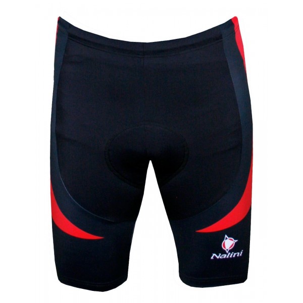 LIGHTNING Radhose kurz schwarz/rot