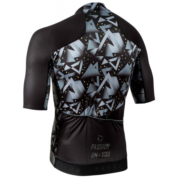 MEXICO1968 Radtrikot kurzarm schwarz