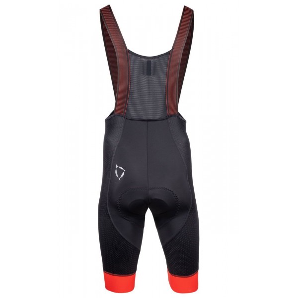 New Color Bib Short Trägerhose kurz schwarz/rot