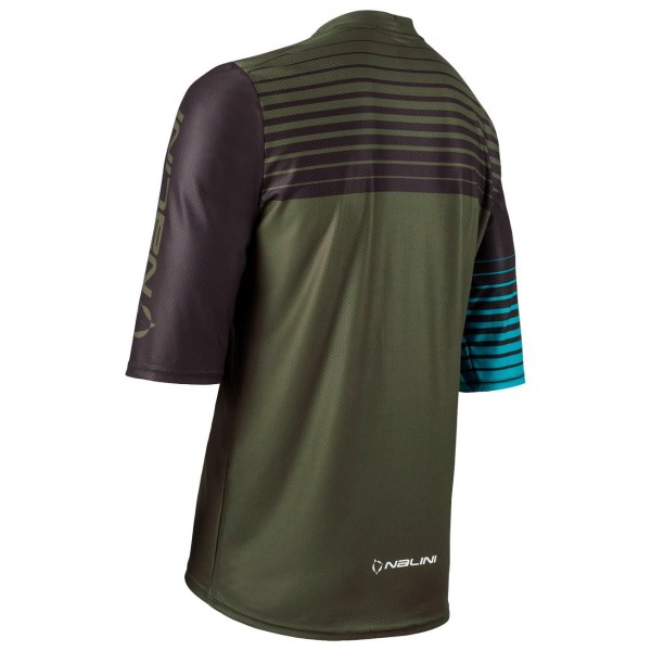 New Hill MTB Trikot kurzarm armeegrün/schwarz