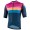New Speed Radtrikot kurzarm blau/orange/magenta