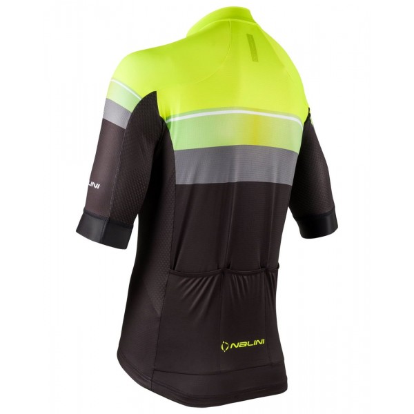 New Speed Radtrikot kurzarm schwarz/neongelb