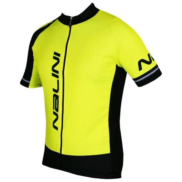 Übergröße Pace Jersey Radtrikot kurzarm neongelb/schwarz