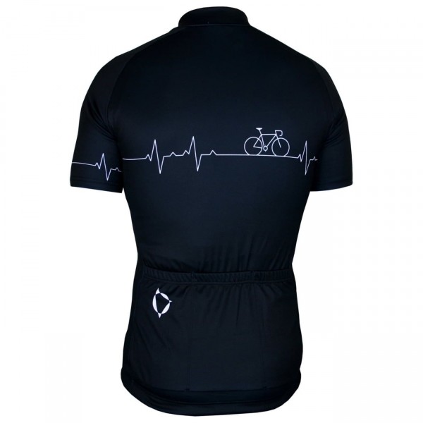 Radsport-Set (Radtrikot Pulse Jersey+Trägerhose Fireball) schwarz