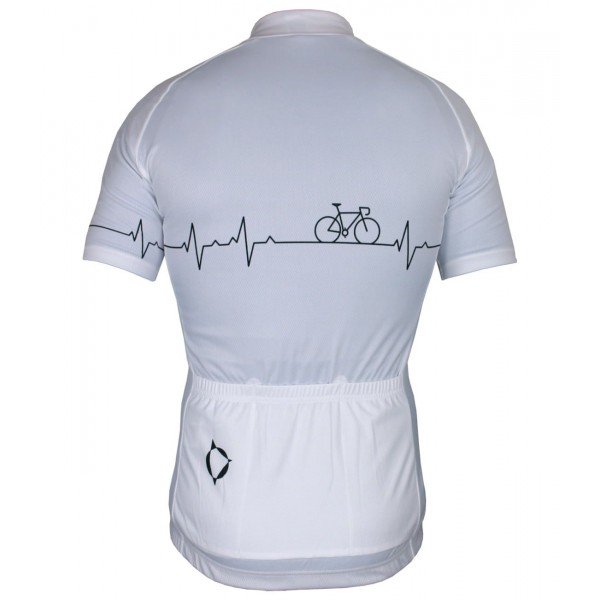 Pulse Jersey Radtrikot kurzarm weiß