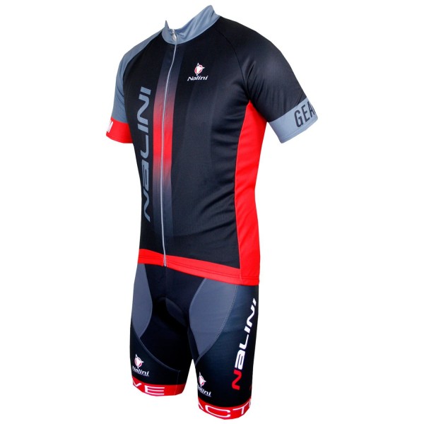 STRIKE Radtrikot kurzarm schwarz/rot