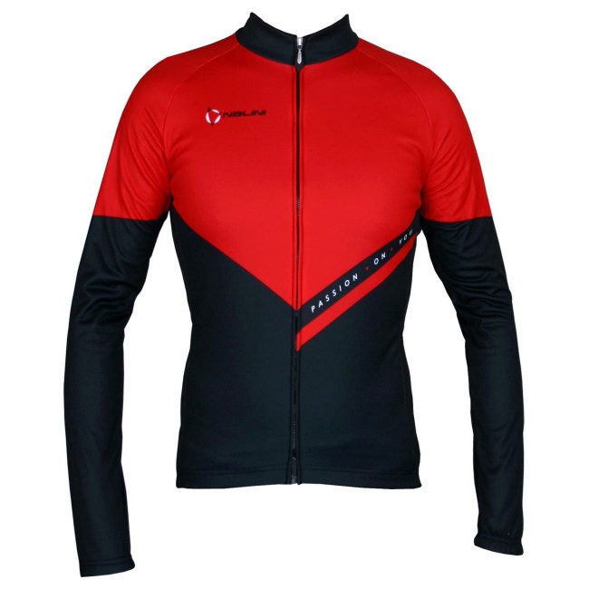 REVENGE Radtrikot langarm schwarz/rot REVENGE Radtrikot langarm schwarz/rot