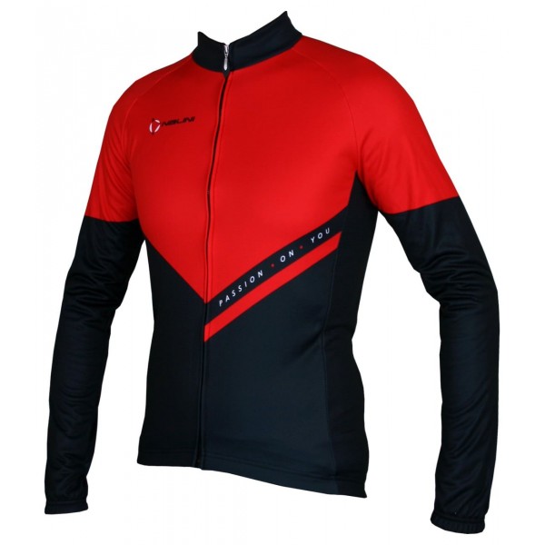 REVENGE Radtrikot langarm schwarz/rot REVENGE Radtrikot langarm schwarz/rot