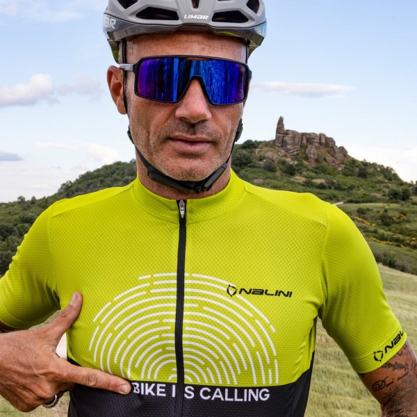 San Diego Jersey Radtrikot kurzarm grün-gelb/schwarz