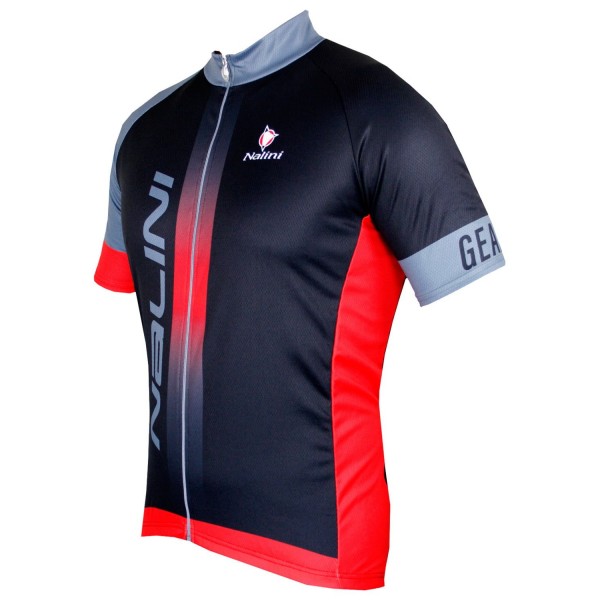 STRIKE Radtrikot kurzarm schwarz/rot