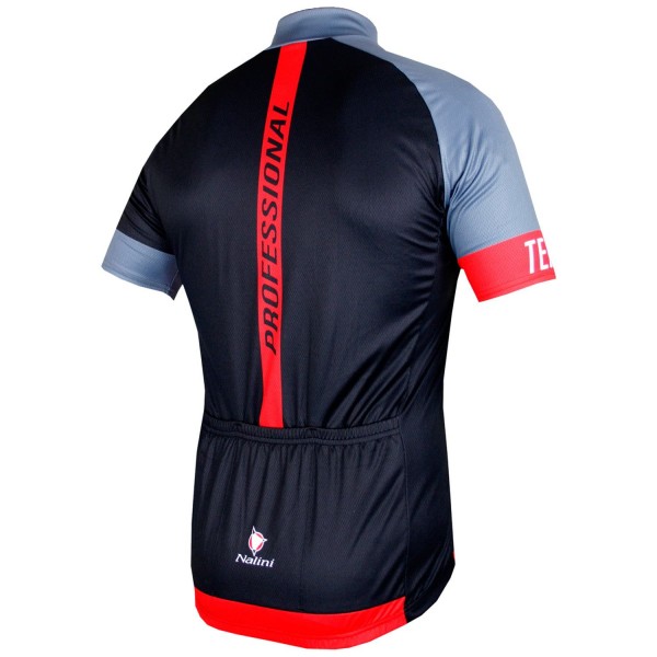 STRIKE Radtrikot kurzarm schwarz/rot