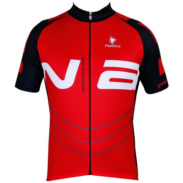 Radsport-Set (Radtrikot THUNDER+Radhose ohne Träger LIGHTNING) rot/schwarz