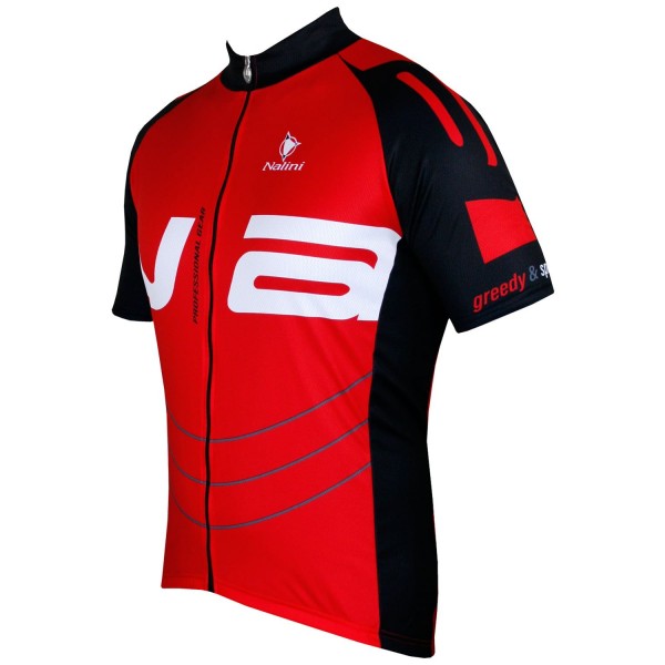 Radsport-Set (Radtrikot THUNDER+Radhose ohne Träger LIGHTNING) rot/schwarz