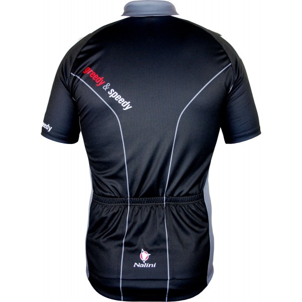 THUNDER Radtrikot kurzarm schwarz