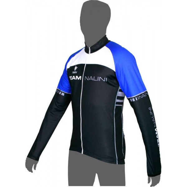HÖBEN Langarmtrikot schwarz/blau