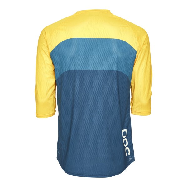 ESSENTIAL ENDURO 3/4 LIGHT Radtrikot kurzarm gelb/blau (sulphite multi yellow)