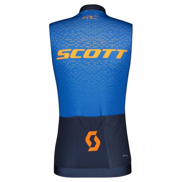 RC PRO Radtrikot ärmellos blau/orange