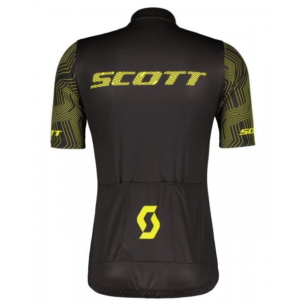 RC TEAM 10 Radtrikot kurzarm schwarz/gelb