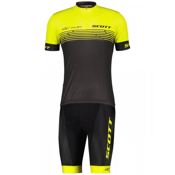 RC TEAM 20 Radtrikot kurzarm schwarz/gelb