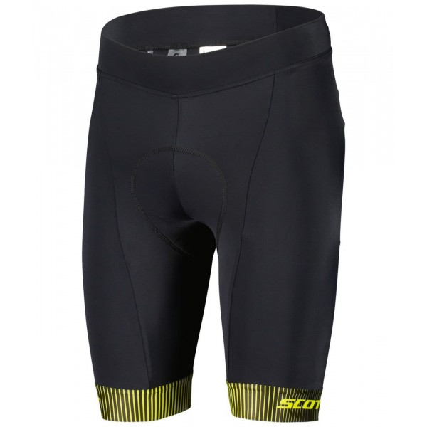 RC TEAM Radhose kurz schwarz/gelb