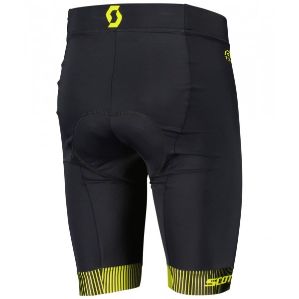 RC TEAM Radhose kurz schwarz/gelb