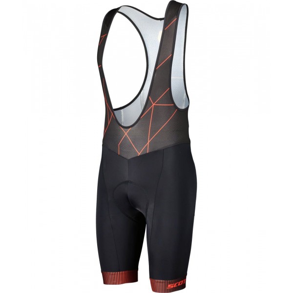 RC TEAM Trägerhose kurz schwarz/rot