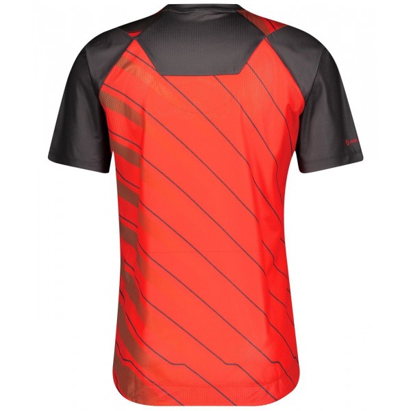 TRAIL VERTIC MTB Trikot kurzarm rot/dunkelgrau