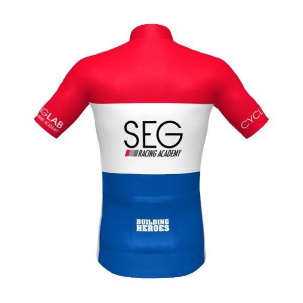 SEG Racing Academy niederländischer Meister 2021 Radtrikot kurzarm-Radsport-Profi-Team