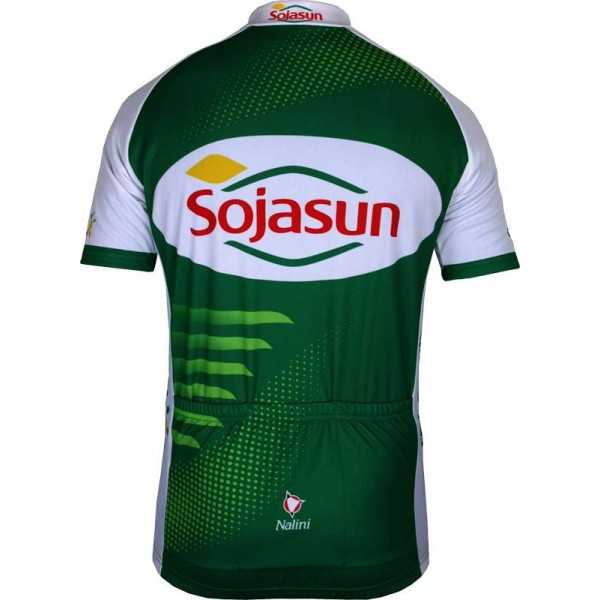 SOJASUN 2013 Radsport-Profi-Team-Kurzarmtrikot mit kurzem Reißverschluss