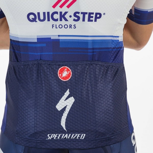 Soudal Quick-Step 2023 Competizione Radtrikot kurzarm-Radsport-Profi-Team Soudal Quick-Step 2023 Competizione Radtrikot kurzarm-Radsport-Profi-Team