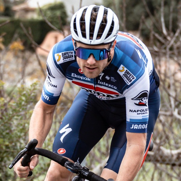 Soudal Quick-Step 2023 Set (Competizione Radtrikot+Competizione Trägerhose)-Radsport-Profi-Team