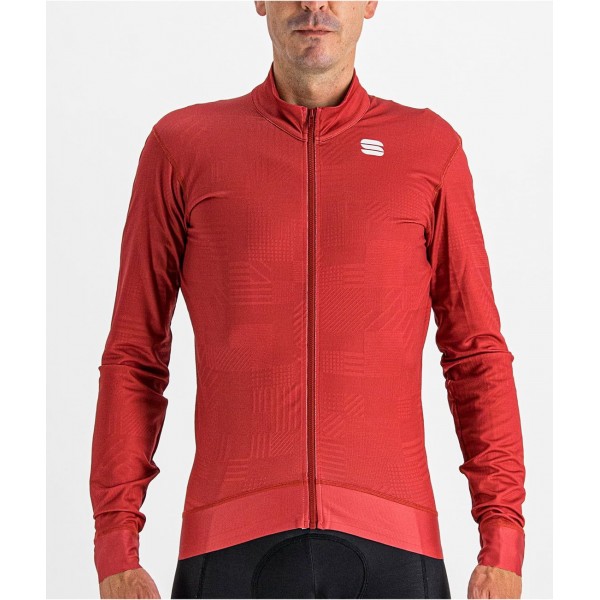 LOOM THERMAL JERSEY Radtrikot langarm rot