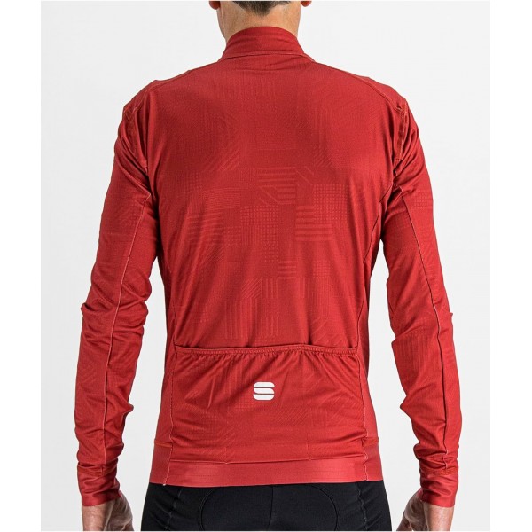 LOOM THERMAL JERSEY Radtrikot langarm rot