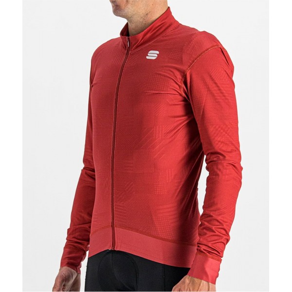 LOOM THERMAL JERSEY Radtrikot langarm rot