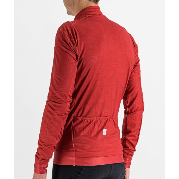 LOOM THERMAL JERSEY Radtrikot langarm rot