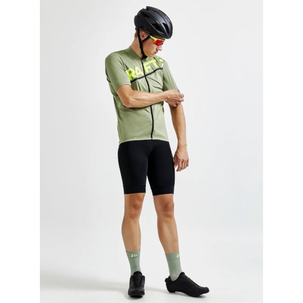 Core Endurance Logo Radtrikot kurzarm grün