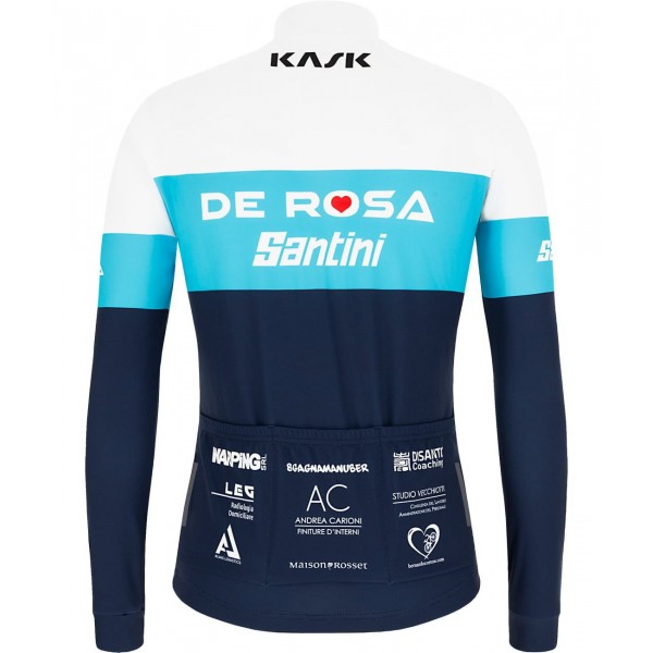 Team De Rosa 2021 Radtrikot langarm-Radsport-Profi-Team