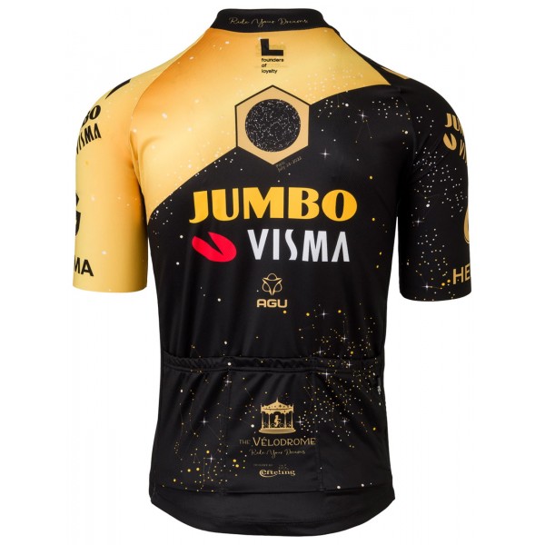 TEAM JUMBO-VISMA Tour de France Edition 2023 Set (Radtrikot+Trägerhose)-Radsport-Profi-Team